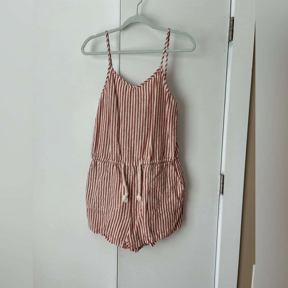 Striped romper